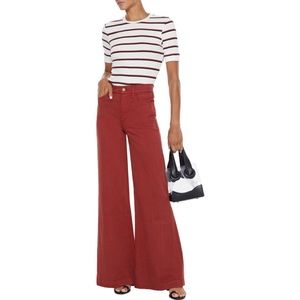 Frame Denim Red Flare & Wide Leg Jeans